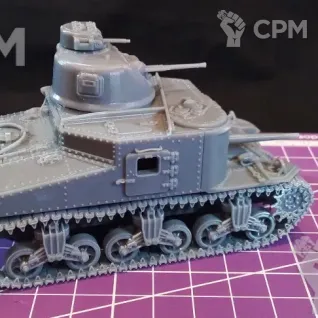 Описание картинки Американский средний танк M3 Lee / масштаб 1:56/ 28мм от DModels по цене 1 800руб | Свободный Рынок Миниатюр - СРМ