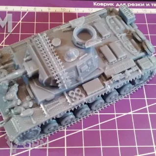 Описание картинки Немецкий танк Panzer lll G версия DAK / масштаб 1:56/ 28мм от DModels по цене 2 200руб | Свободный Рынок Миниатюр - СРМ