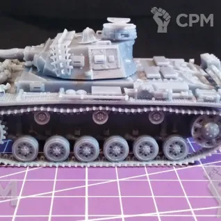 Описание картинки Немецкий танк Panzer lll G версия DAK / масштаб 1:56/ 28мм от DModels по цене 2 200руб | Свободный Рынок Миниатюр - СРМ
