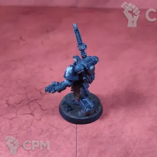 Описание картинки Raven Guard Primaris Lieutenan от Каджит по цене 2 498руб | Свободный Рынок Миниатюр - СРМ