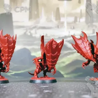 Описание картинки Tyranids Zoanthropes от Каджит по цене 4 498руб | Свободный Рынок Миниатюр - СРМ