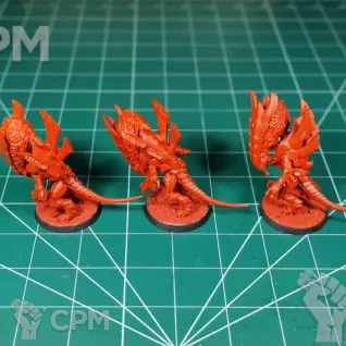 Описание картинки Tyranids Zoanthropes от Каджит по цене 4 498руб | Свободный Рынок Миниатюр - СРМ