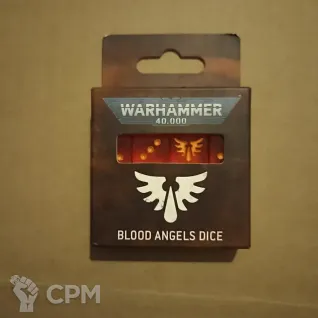 Описание картинки Blood Angels Dice Set от Black Legion Hall по цене 3 300руб | Свободный Рынок Миниатюр - СРМ