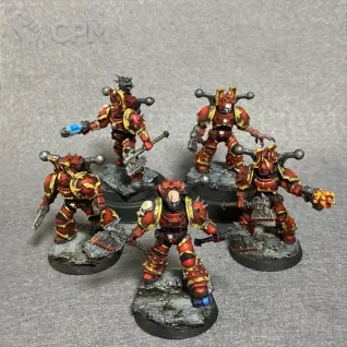 Описание картинки Khorne Berzerkers / Пожиратели миров от Zorgen по цене 1 670руб | Свободный Рынок Миниатюр - СРМ