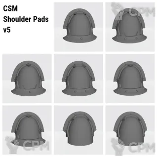 Описание картинки CSM Shoulder Pads v5 от Стальные Небеса по цене 120руб | Свободный Рынок Миниатюр - СРМ