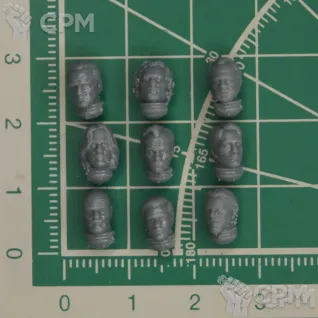 Описание картинки 9 heads of the Space Marine heroes v3 от Стальные Небеса по цене 135руб | Свободный Рынок Миниатюр - СРМ