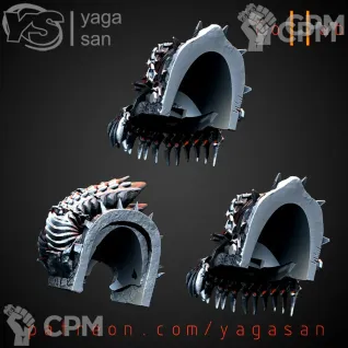 Описание картинки CSM Shoulder Pads v3 от Стальные Небеса по цене 45руб | Свободный Рынок Миниатюр - СРМ