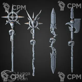 Описание картинки CSM Accursed Weapons v1 от Стальные Небеса по цене 75руб | Свободный Рынок Миниатюр - СРМ