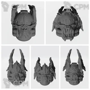 Описание картинки Night Lords Helmets v12 от Стальные Небеса по цене 75руб | Свободный Рынок Миниатюр - СРМ