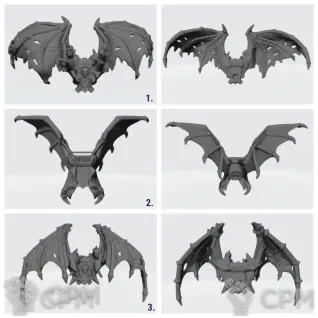Описание картинки Warp Talon wings от Стальные Небеса по цене 95руб | Свободный Рынок Миниатюр - СРМ