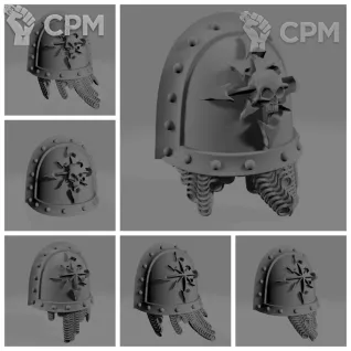 Описание картинки CSM Shoulder Pads v2 от Стальные Небеса по цене 215руб | Свободный Рынок Миниатюр - СРМ
