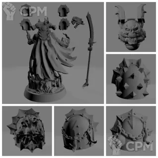 Описание картинки Night Lords Sorcerer от Стальные Небеса по цене 500руб | Свободный Рынок Миниатюр - СРМ