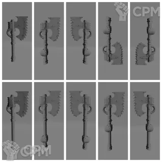 Описание картинки CSM Chain Axes от Стальные Небеса по цене 300руб | Свободный Рынок Миниатюр - СРМ