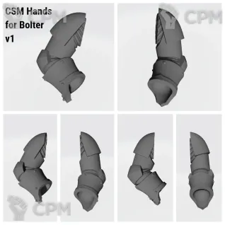 Описание картинки CSM Hands for Bolter v1 от Стальные Небеса по цене 65руб | Свободный Рынок Миниатюр - СРМ