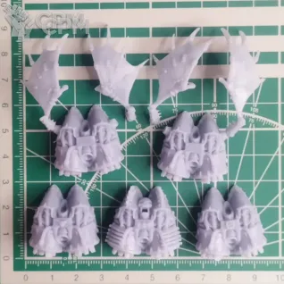 Описание картинки Night Lords Raptors Jump Pack v2 от Стальные Небеса по цене 250руб | Свободный Рынок Миниатюр - СРМ