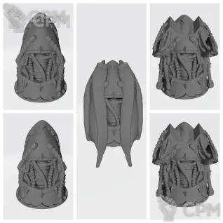Описание картинки Night Lords Raptors Jump Pack v1 от Стальные Небеса по цене 220руб | Свободный Рынок Миниатюр - СРМ