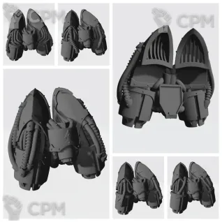 Описание картинки CSM Raptors Jump Pack v1 от Стальные Небеса по цене 220руб | Свободный Рынок Миниатюр - СРМ