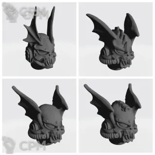 Описание картинки Night Lords Helmets v2 от Стальные Небеса по цене 330руб | Свободный Рынок Миниатюр - СРМ