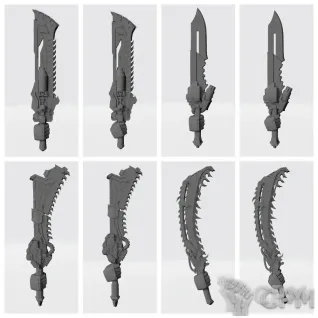Описание картинки CSM Power Sword &amp; ChainSword от Стальные Небеса по цене 120руб | Свободный Рынок Миниатюр - СРМ