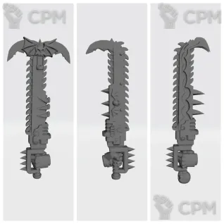 Описание картинки Night Lords chainsword от Стальные Небеса по цене 200руб | Свободный Рынок Миниатюр - СРМ