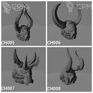 Описание картинки CSM Helmets v1 от Стальные Небеса по цене 240руб | Свободный Рынок Миниатюр - СРМ