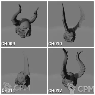 Описание картинки CSM Helmets v1 от Стальные Небеса по цене 240руб | Свободный Рынок Миниатюр - СРМ