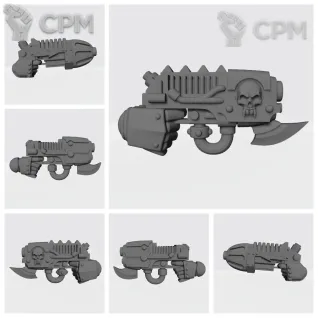 Описание картинки CSM Plasma Pistols от Стальные Небеса по цене 90руб | Свободный Рынок Миниатюр - СРМ