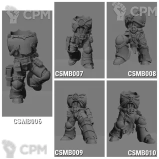 Описание картинки CSM 10 bodies от Стальные Небеса по цене 600руб | Свободный Рынок Миниатюр - СРМ