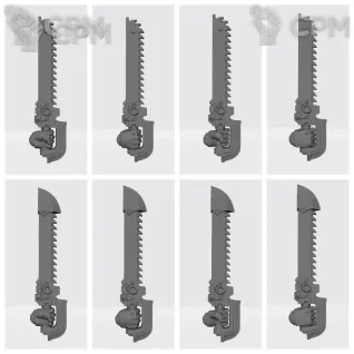 Описание картинки CSM Chainsword v1 [16] от Стальные Небеса по цене 320руб | Свободный Рынок Миниатюр - СРМ