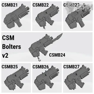Описание картинки CSM Bolter v2 от Стальные Небеса по цене 140руб | Свободный Рынок Миниатюр - СРМ