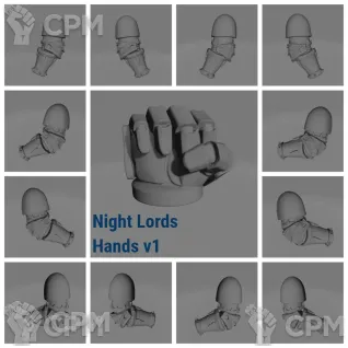 Описание картинки Night Lords Arms от Стальные Небеса по цене 250руб | Свободный Рынок Миниатюр - СРМ