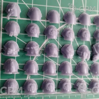 Описание картинки Night Lords Shoulder Pads v2 от Стальные Небеса по цене 540руб | Свободный Рынок Миниатюр - СРМ