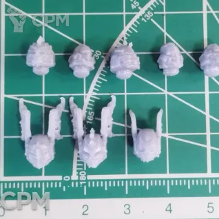 Описание картинки Night Lords Nightmare Heads v1 от Стальные Небеса по цене 150руб | Свободный Рынок Миниатюр - СРМ
