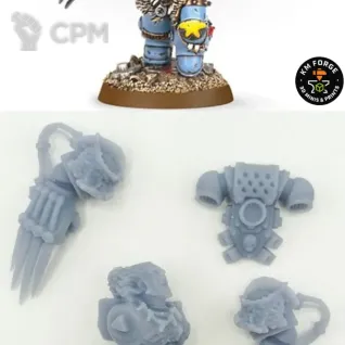 Описание картинки Wolf Guard with Wolf Claws (Finecast) от KM_Forge по цене 350руб | Свободный Рынок Миниатюр - СРМ