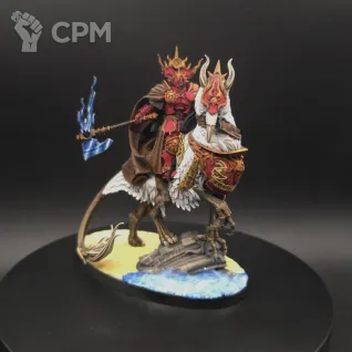 Описание картинки Lord-Vigilant on Gryph-Stalker от 1.5 дюйма ярости по цене 4 500руб | Свободный Рынок Миниатюр - СРМ