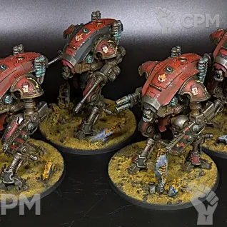 Описание картинки Imperial Knight armiger от Kirill Mezh по цене 30 000руб | Свободный Рынок Миниатюр - СРМ