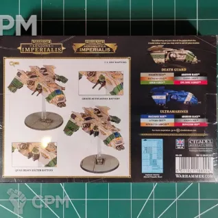 Описание картинки Legions Imperialis Fire Raptor Gunship Squadron от Vault Boy по цене 6 498руб | Свободный Рынок Миниатюр - СРМ