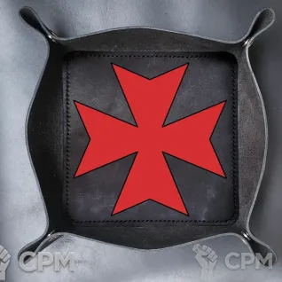 Описание картинки Dice Tray Black Templars/Дайс Трей/Арена/Тарелка/зелёный чёрные храмовники от Krontwar по цене 3 500руб