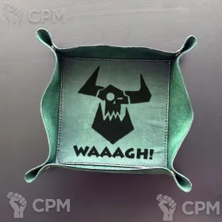 Описание картинки Орочий дайс трей/Dice Tray/Лоток/Арена/Тарелка/Орки/waaagh от Krontwar по цене 2 500руб | Свободный Рынок Миниатюр - СРМ