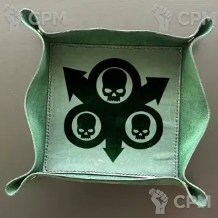 Описание картинки Death Guard Dice Tray/Дайс Трей/Арена/Тарелка/Гвардия смерти от Krontwar по цене 2 500руб | Свободный Рынок Миниатюр - СРМ