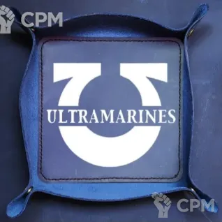 Описание картинки Dice Tray Space Marines/Лоток/Дайс Трей Ультрамарины /Арена/Тарелка/ Ultramarines от Krontwar по цене 3 500руб | Свободный Рынок Миниатюр - СРМ