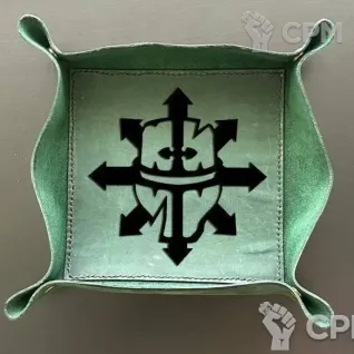 Описание картинки Chaos Knights Dice Tray/Лоток/Дайс Трей/Арена/Тарелка/ хаос рыцари от Krontwar по цене 3 000руб | Свободный Рынок Миниатюр - СРМ