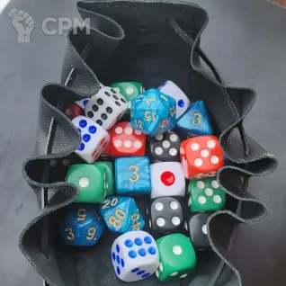 Описание картинки Мешочек для кубиков/Dice bag/дайсов от Krontwar по цене 1 700руб | Свободный Рынок Миниатюр - СРМ
