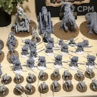 Описание картинки Армия Skavens от Дядька Комиссар  по цене 8 500руб | Свободный Рынок Миниатюр - СРМ