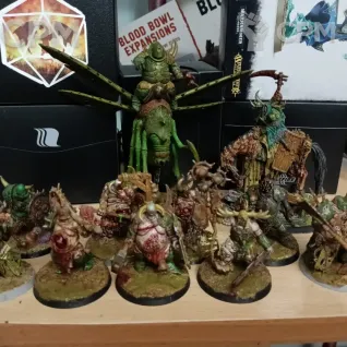 Описание картинки maggotkin of nurgle Warcry&amp;AOS от Zaboh по цене 4 500руб | Свободный Рынок Миниатюр - СРМ