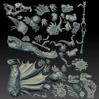 Описание картинки Spawn of Chotec (Scan) от AxeL's Forge по цене 600руб | Свободный Рынок Миниатюр - СРМ