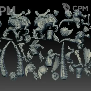 Описание картинки Aggradon Lancers (Scan) от AxeL's Forge по цене 1 800руб | Свободный Рынок Миниатюр - СРМ