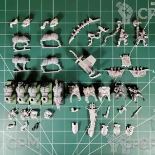 Описание картинки Chaos Knights and Chaos Chariot Classic (Metal GW) от Каджит по цене 13 998руб | Свободный Рынок Миниатюр - СРМ