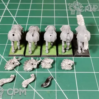 Описание картинки Chaos Knights and Chaos Chariot Classic (Metal GW) от Каджит по цене 13 998руб | Свободный Рынок Миниатюр - СРМ