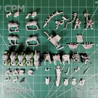 Описание картинки Chaos Knights and Chaos Chariot Classic (Metal GW) от Каджит по цене 13 998руб | Свободный Рынок Миниатюр - СРМ